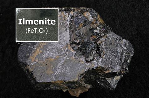 Ilmenite: A Crucial Ore for Pigment Production and Titanium Dioxide Synthesis!